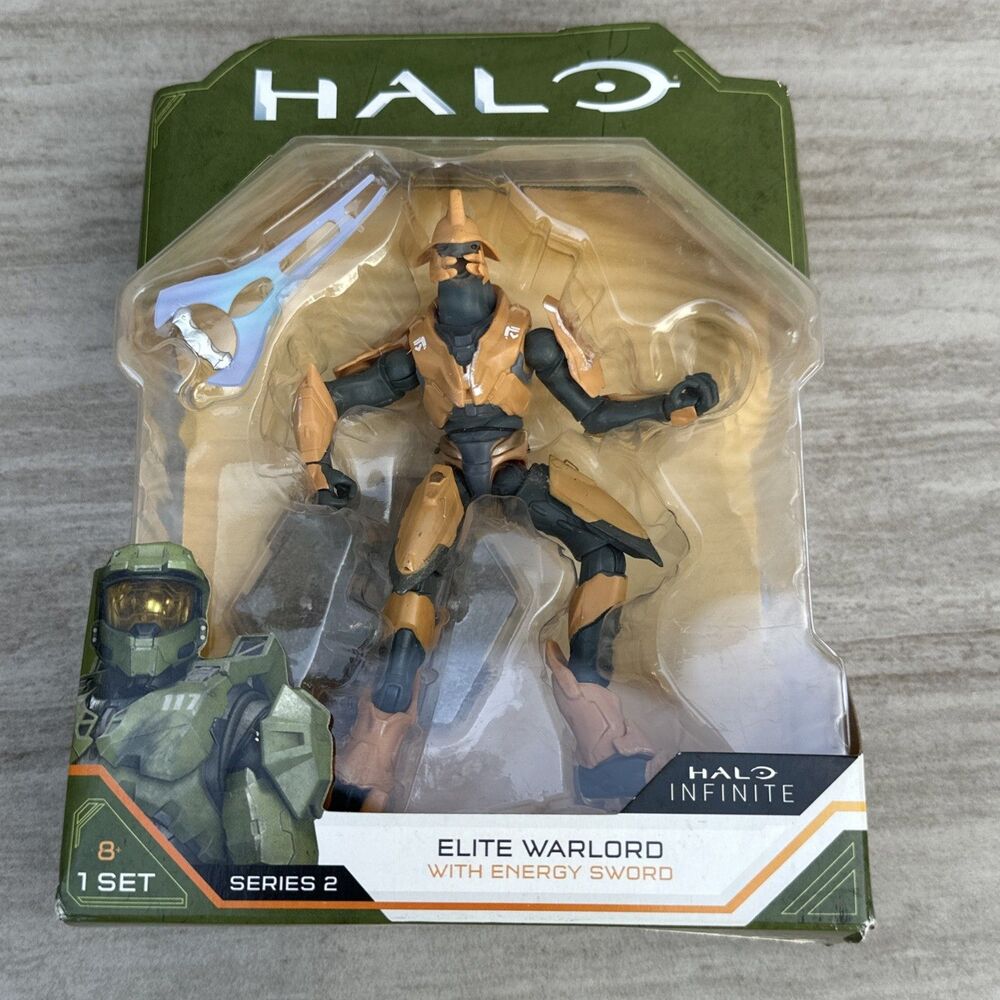 HALO Infinite Series 2 • Elite Warlord with Energy Sword 5" Action Figure • NiB